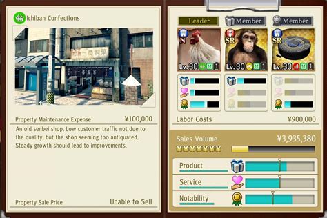 Y:LAD Business Management tips : r/yakuzagames .